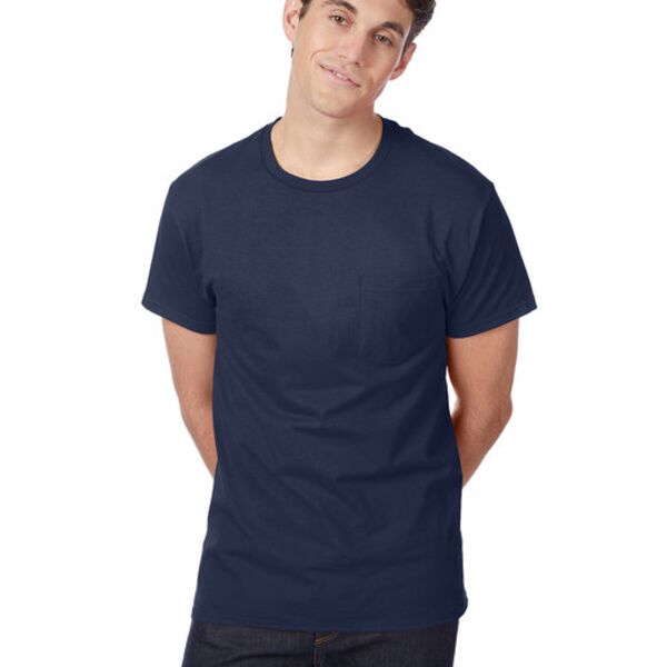 Men's 6.1 oz. Tagless® Pocket T-Shirt - Hanes Thumbnail