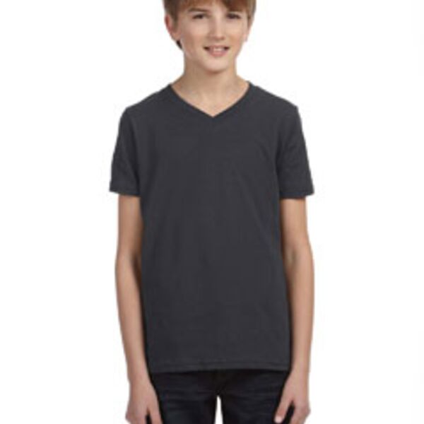 Youth Jersey Short-Sleeve V-Neck T-Shirt - Bella + Canvas Thumbnail