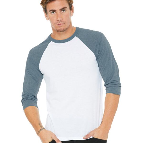 Unisex 3/4-Sleeve Baseball T-Shirt - Bella + Canvas Thumbnail