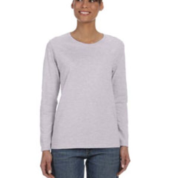 Ladies' 5.3 oz. Long-Sleeve T-Shirt - Gildan Thumbnail