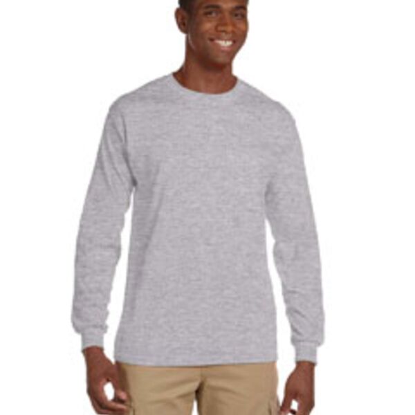 Adult Ultra Cotton® 6 oz. Long-Sleeve Pocket T-Shirt - Gildan Thumbnail