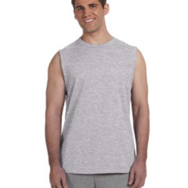 Adult Ultra Cotton® 6 oz. Sleeveless T-Shirt - Gildan Thumbnail