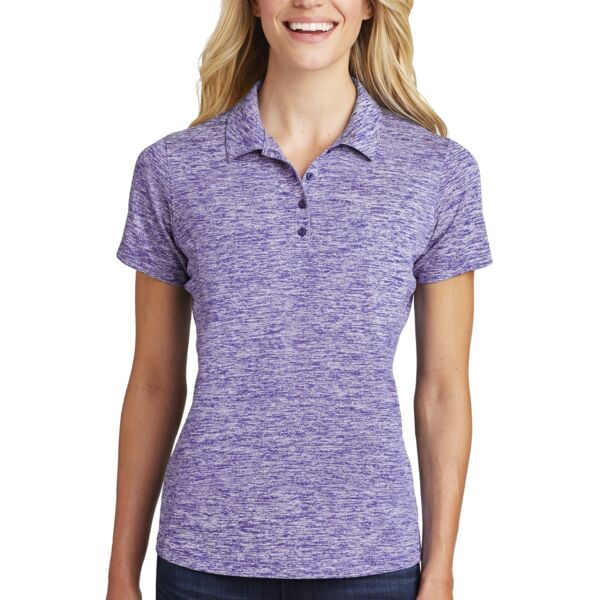 ® Ladies PosiCharge ® Electric Heather Polo - Sport Tek Thumbnail