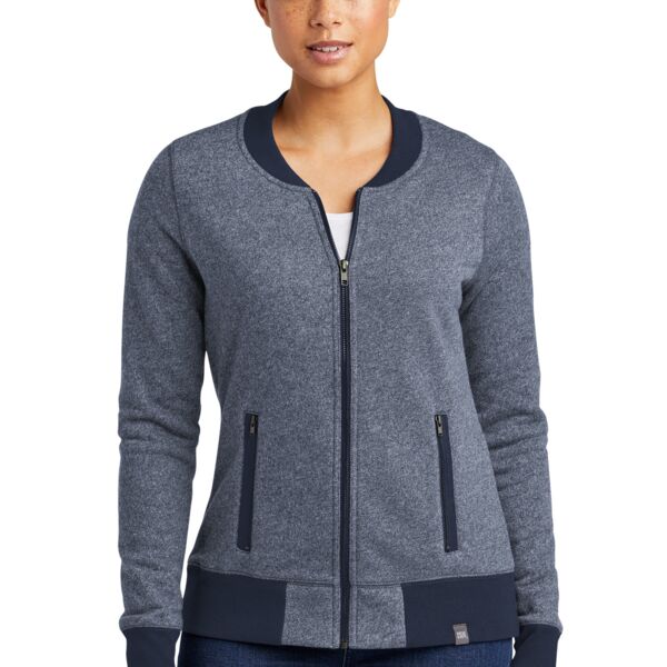® Ladies French Terry Baseball Full Zip - New Era Thumbnail