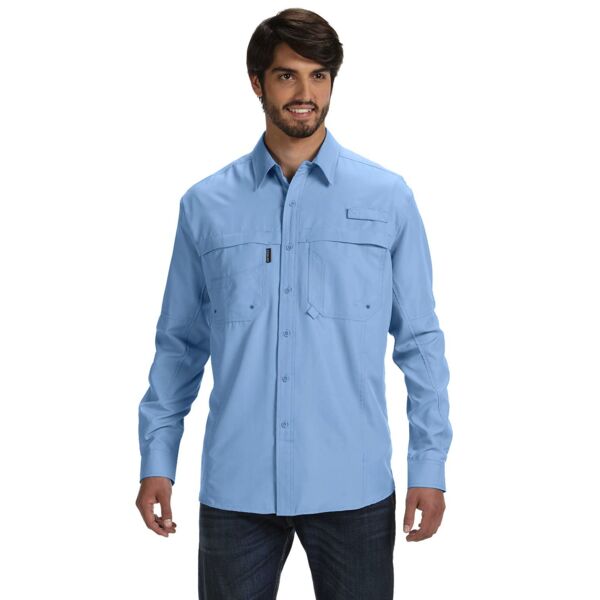Men's 100% polyester Long-Sleeve Fishing Shirt - Dri Duck Thumbnail