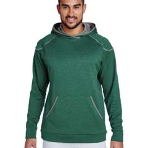 Adult Excel Mélange Performance Fleece Hoodie - Team 365 Thumbnail