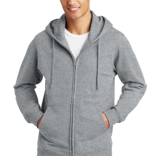 Fan Favorite Fleece Full Zip Hooded Sweatshirt - Port & Company Thumbnail