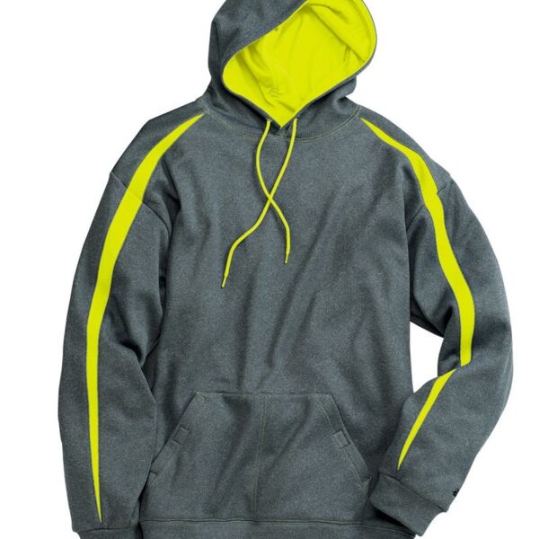 Pro Heather Fusion Performance Fleece Hooded Pullover - Badger Thumbnail
