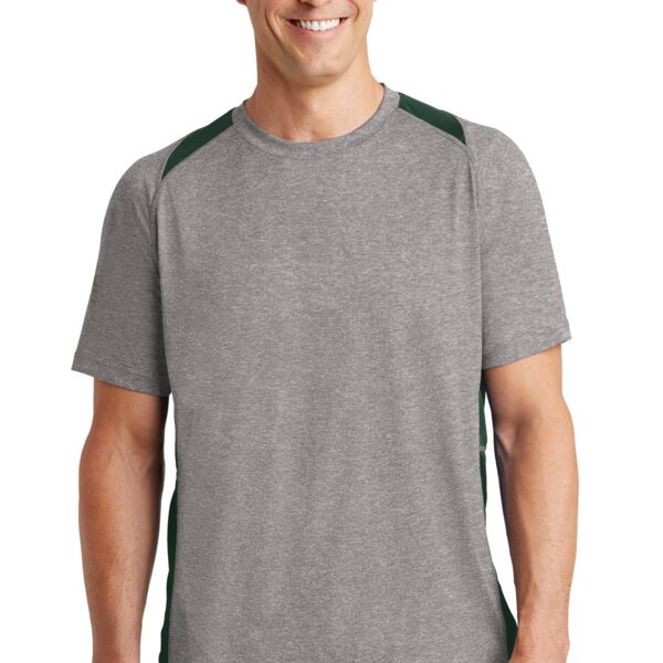 Heather Colorblock Contender ™ Tee - Sport Tek Thumbnail