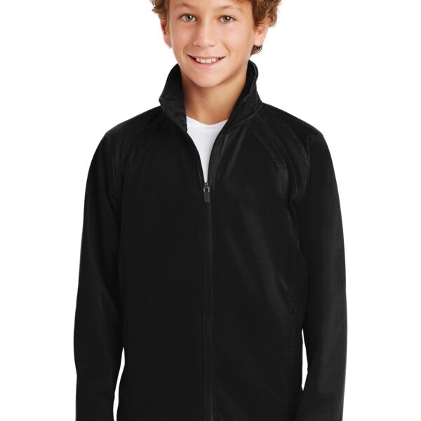 Youth Tricot Track Jacket - Sport Tek Thumbnail