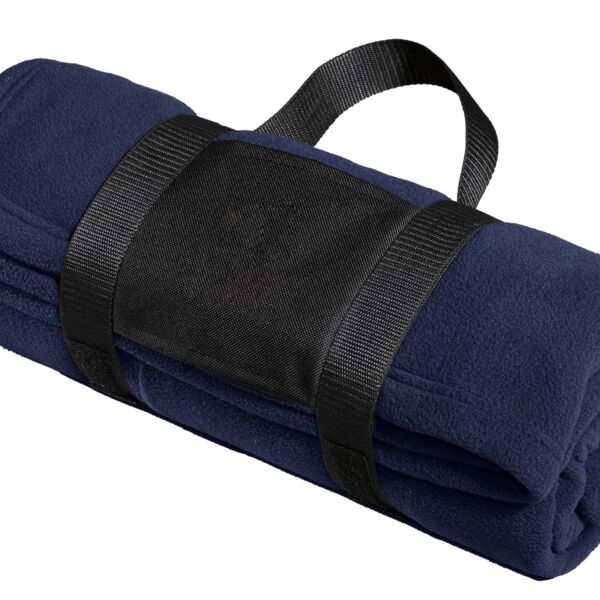 Fleece Blanket with Carrying Strap - Port Authority Thumbnail