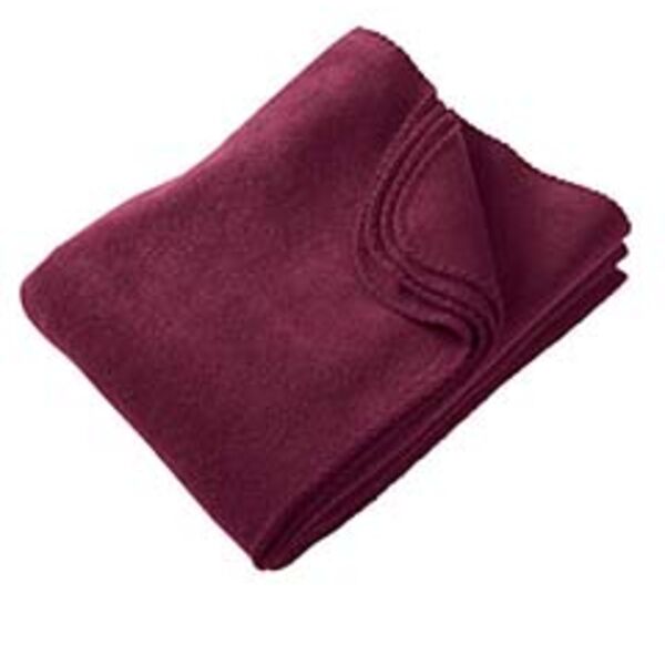 12.7 oz. Fleece Blanket - Harriton Thumbnail